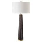 Forage Dark Scalloped Table Lamp