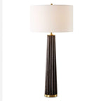 Forage Dark Scalloped Table Lamp