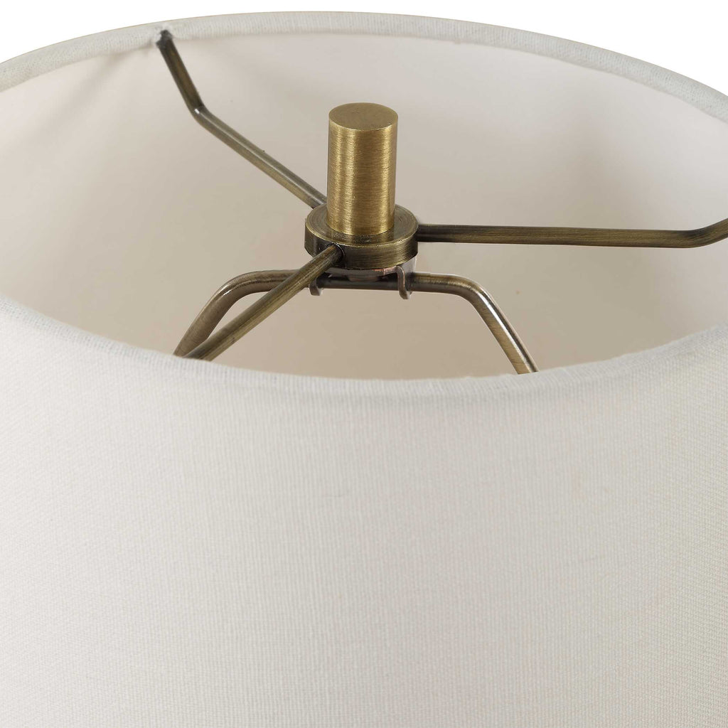 Indent Travertine Accent Lamp