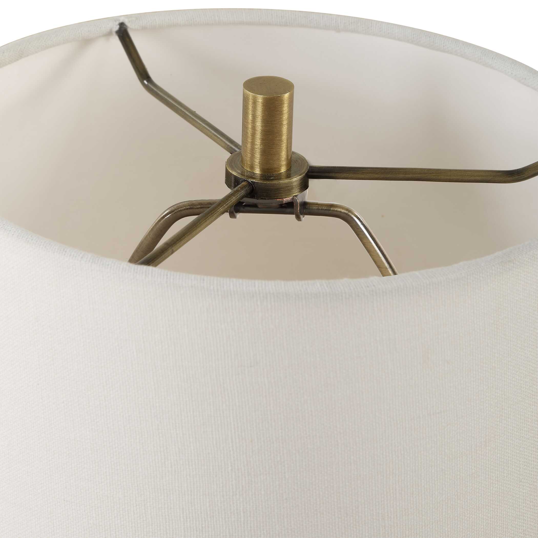 Indent Travertine Accent Lamp