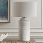 Crimp Ribbed Table Lamp