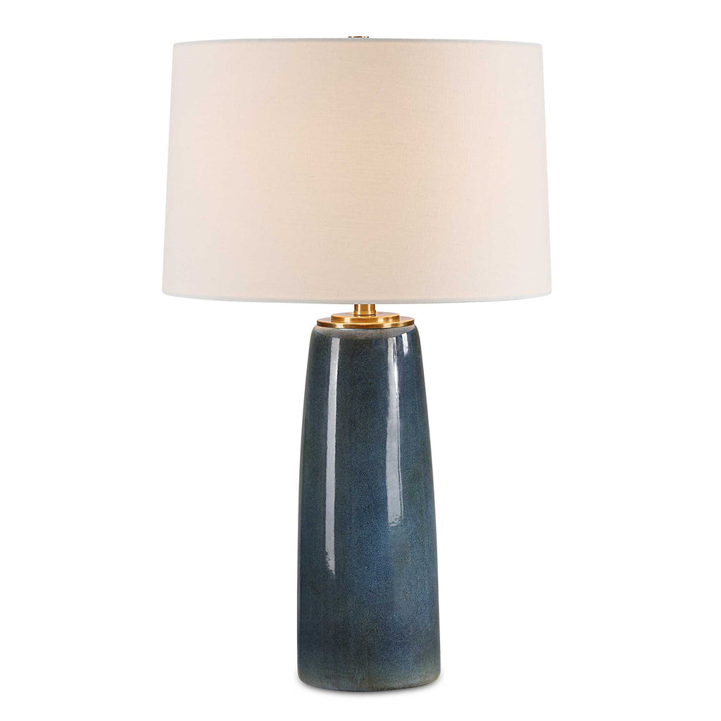 Submerged Deep Blue Table Lamp