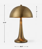 Dame Brass Table Lamp