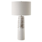 Haven White Glaze Table Lamp