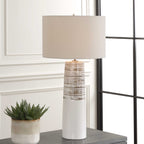 Haven White Glaze Table Lamp