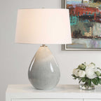 Moray Gray Glaze Table Lamp