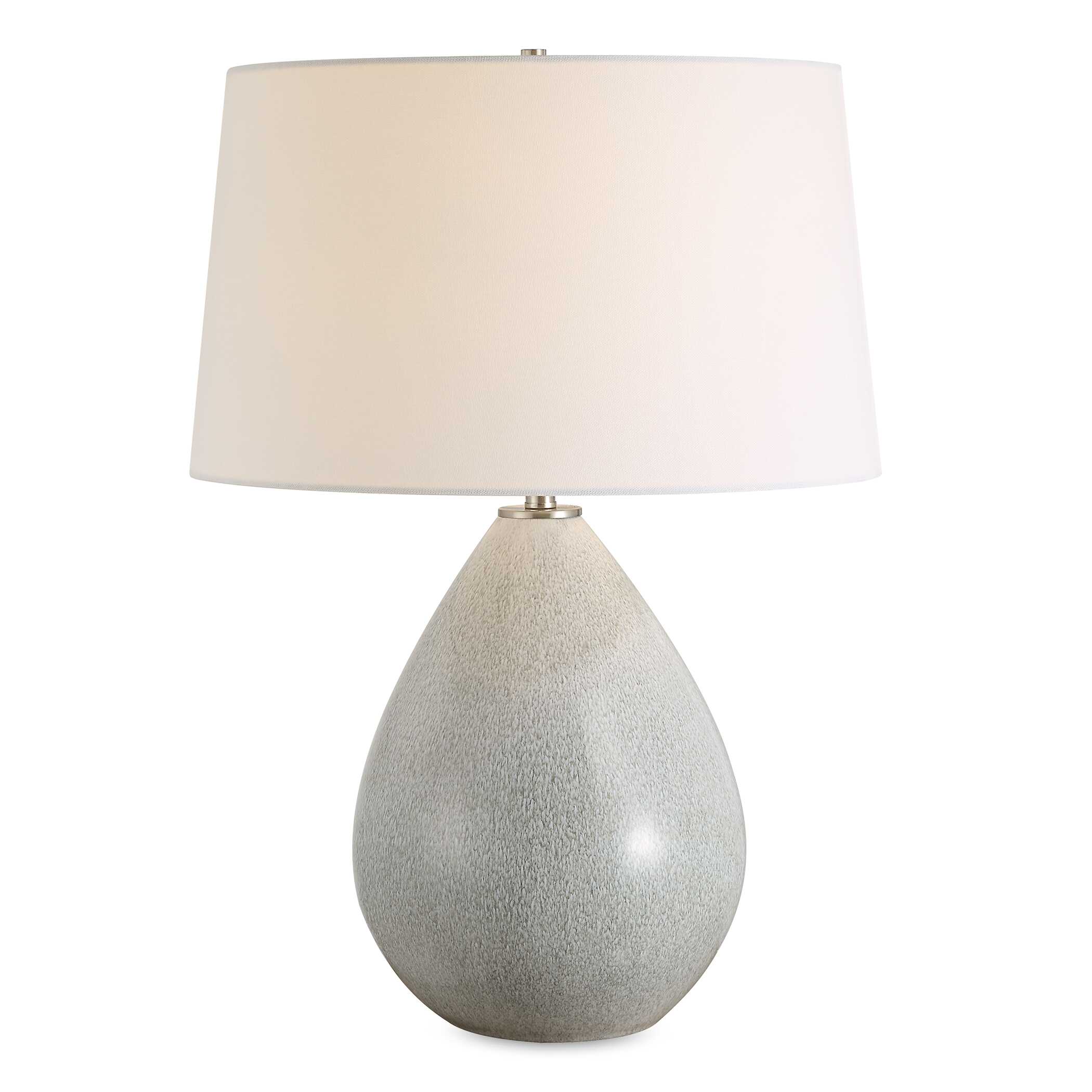 Moray Gray Glaze Table Lamp