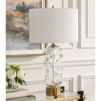 Aura Clear Glass Table Lamp