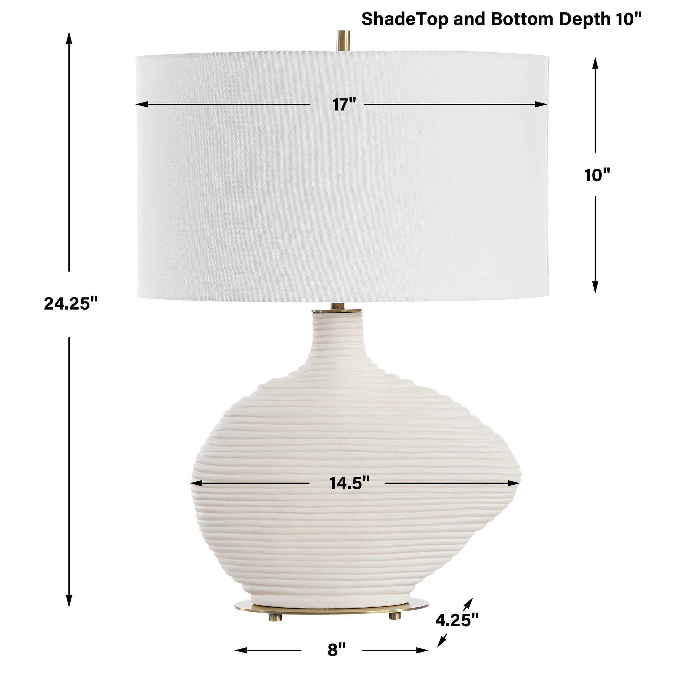 Duostacked Ceramic Table Lamp