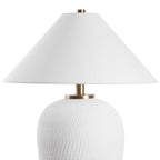 Merriton Matt White Table Lamp