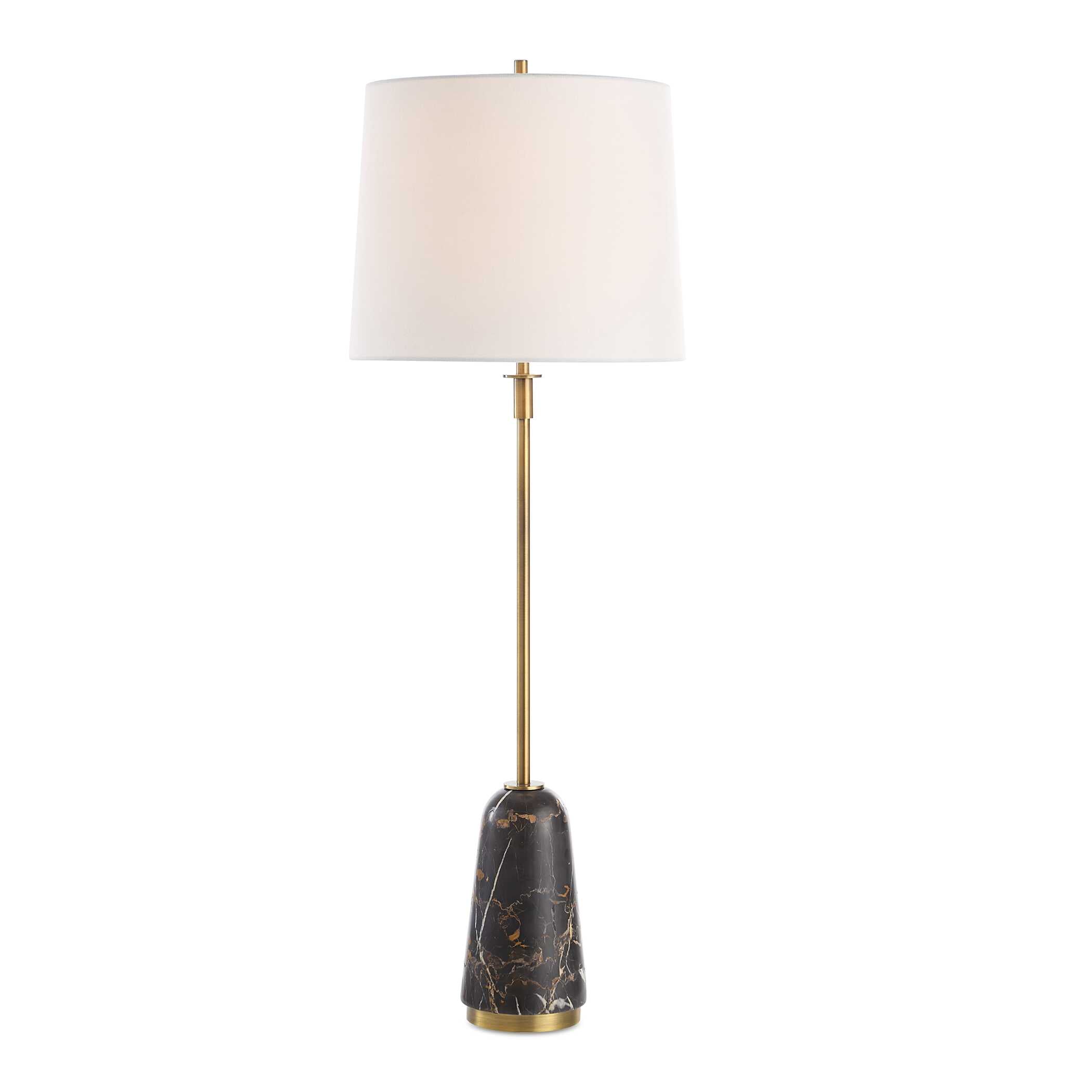 Jenson Black Marble Buffet Lamp