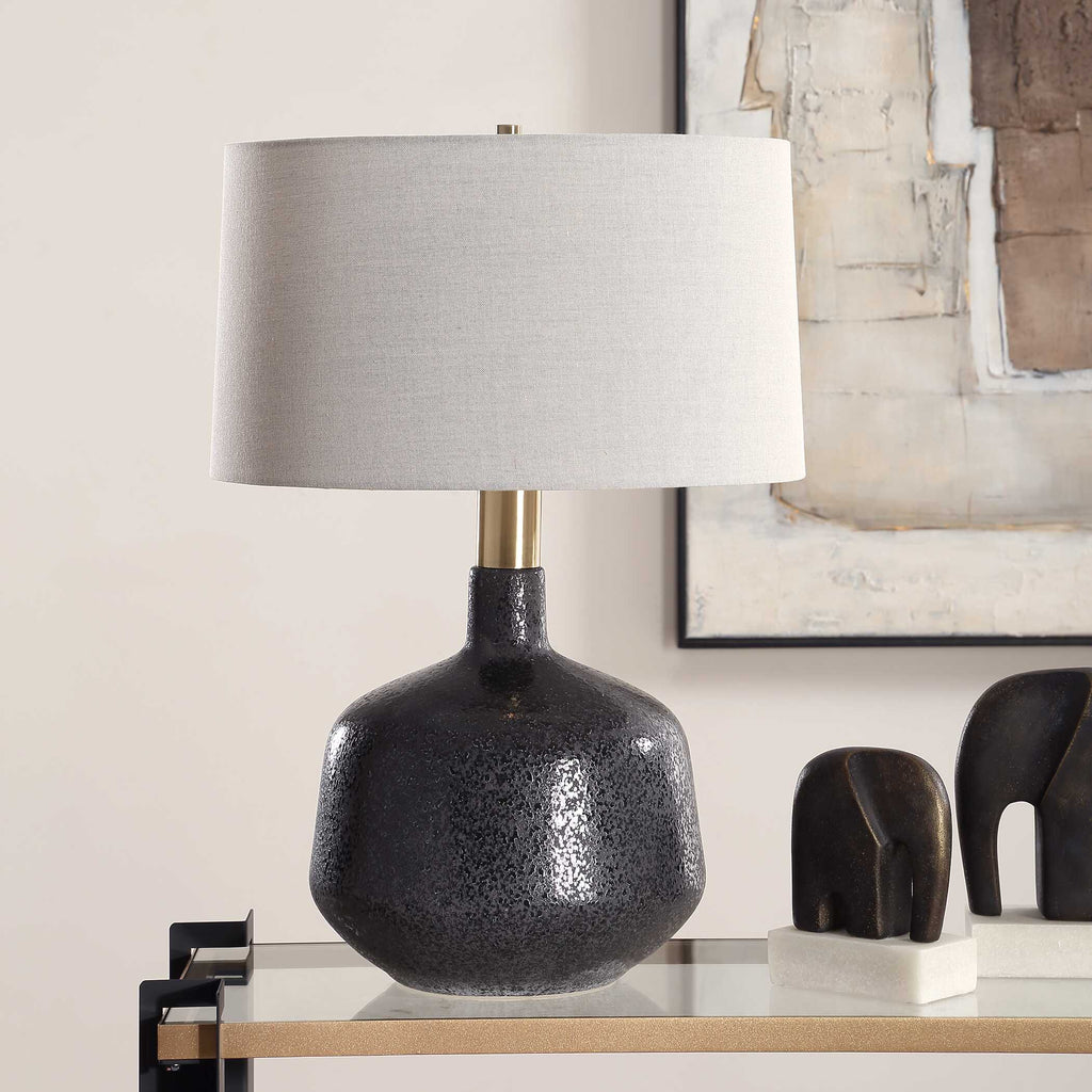 Flanagan Mottled Gloss Table Lamp