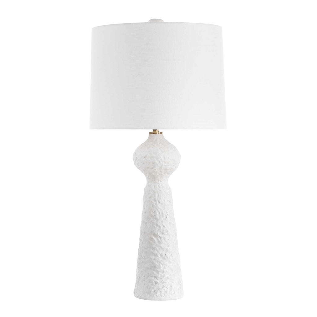 Sonata Textured White Table Lamp