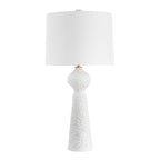 Sonata Textured White Table Lamp