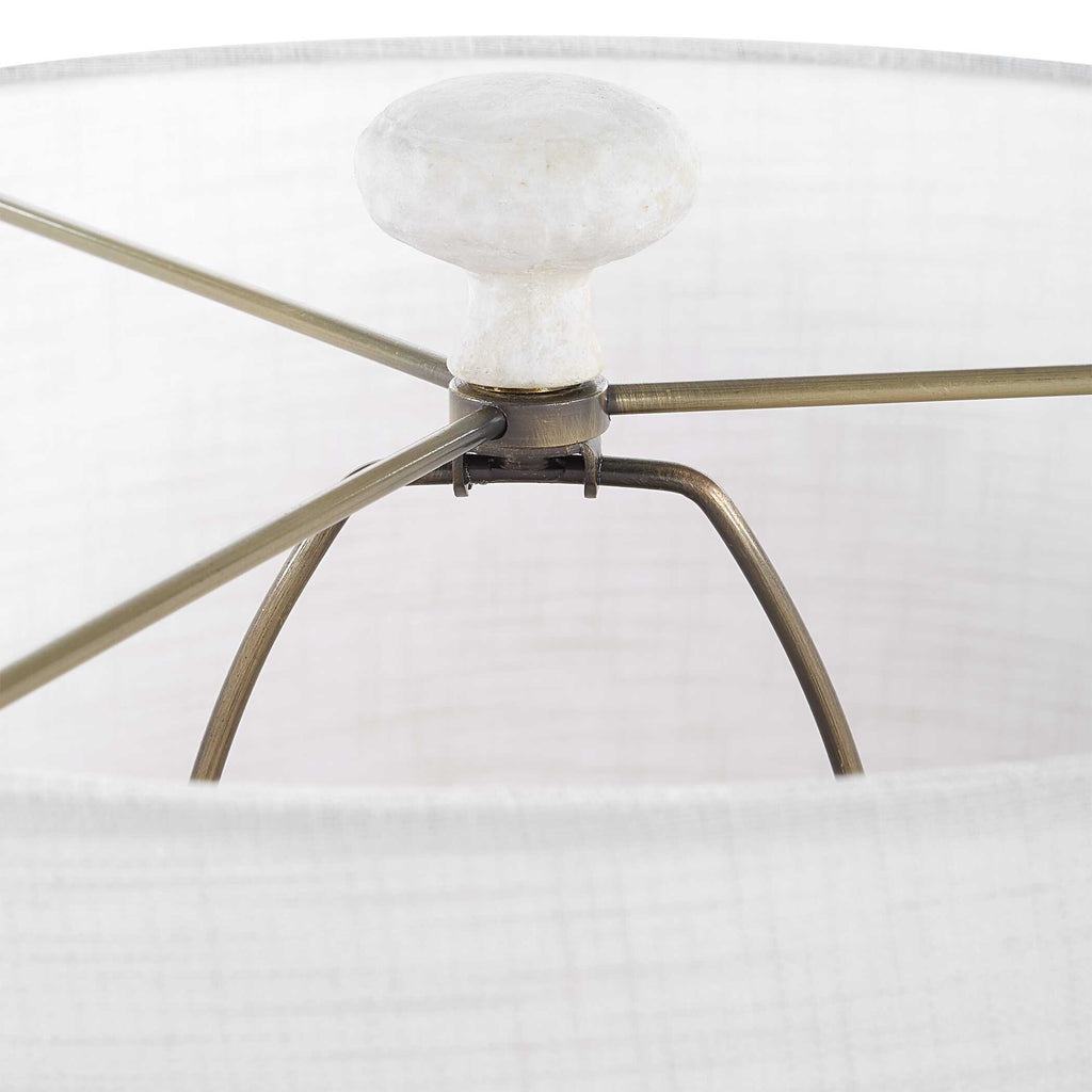 Sonata Textured White Table Lamp