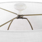 Sonata Textured White Table Lamp