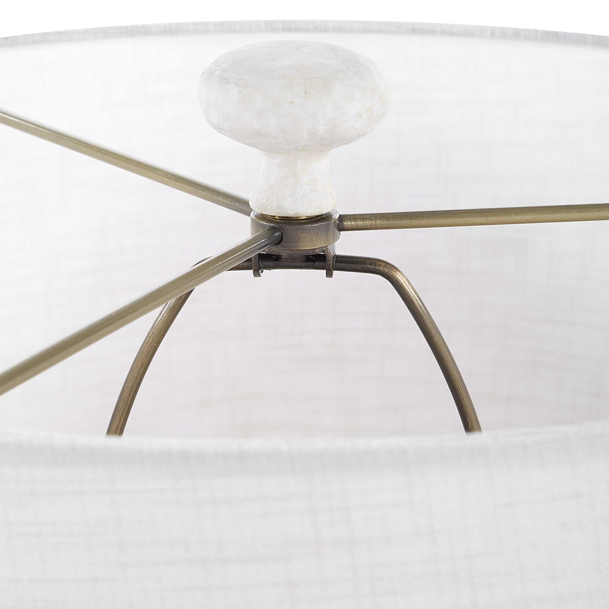 Sonata Textured White Table Lamp