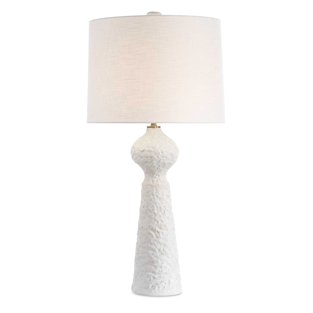 Sonata Textured White Table Lamp