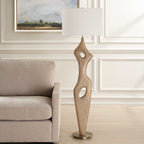 Almyra Solid Wood Floor Lamp