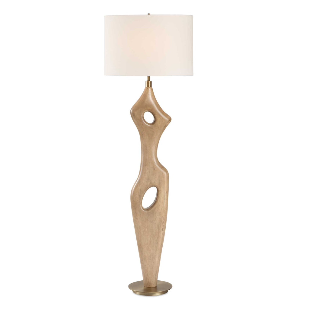 Almyra Solid Wood Floor Lamp