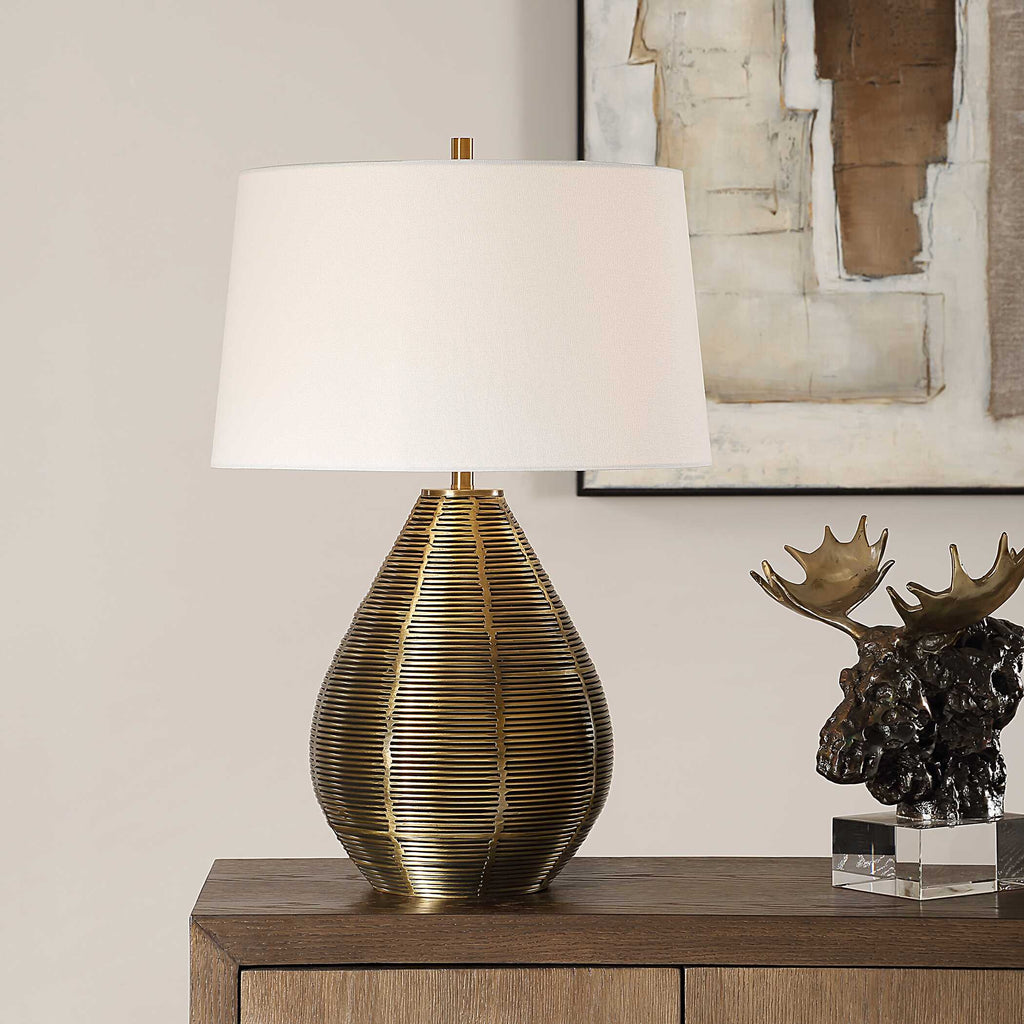 Knowles Brass Table Lamp