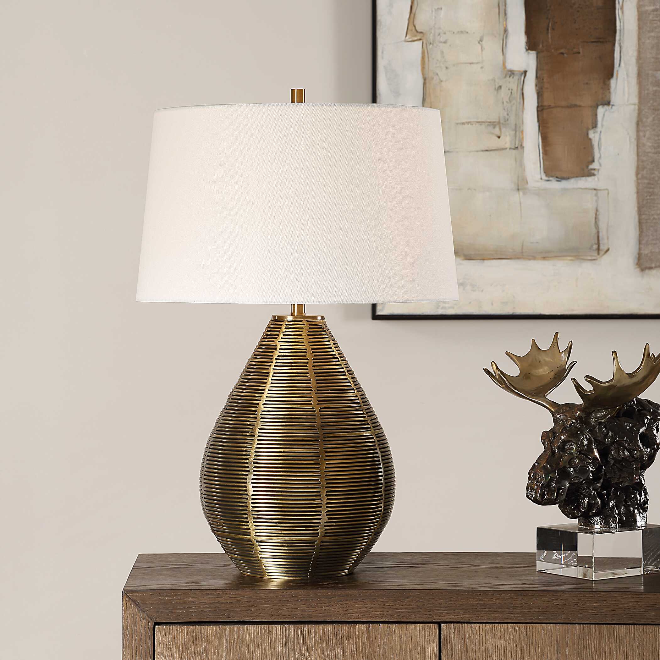 Knowles Brass Table Lamp