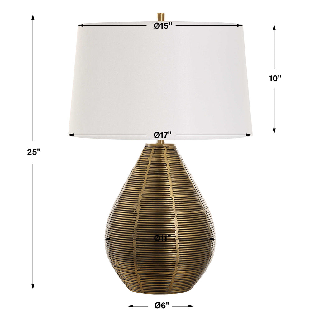 Knowles Brass Table Lamp