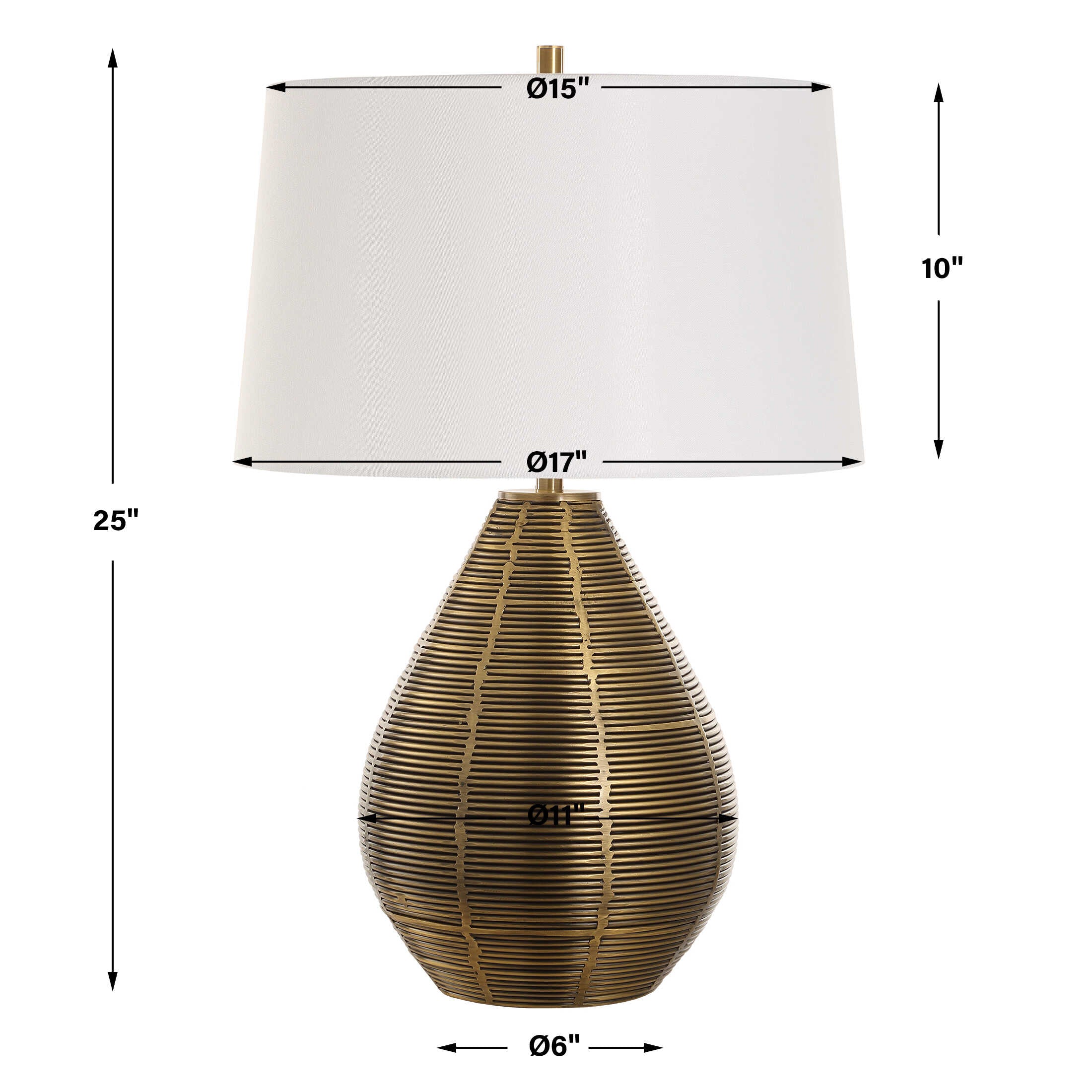 Knowles Brass Table Lamp
