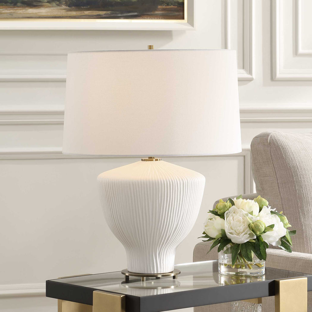 Maisie White Table Lamp