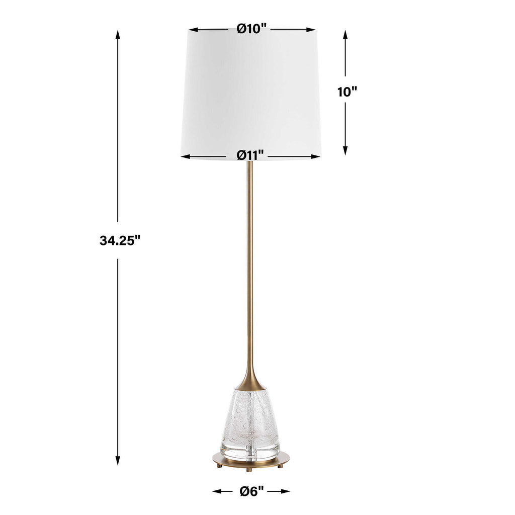 Alistair Brass Buffet Lamp