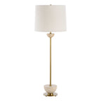 Hemisphere Brass Buffet Lamp