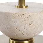 Hemisphere Brass Buffet Lamp
