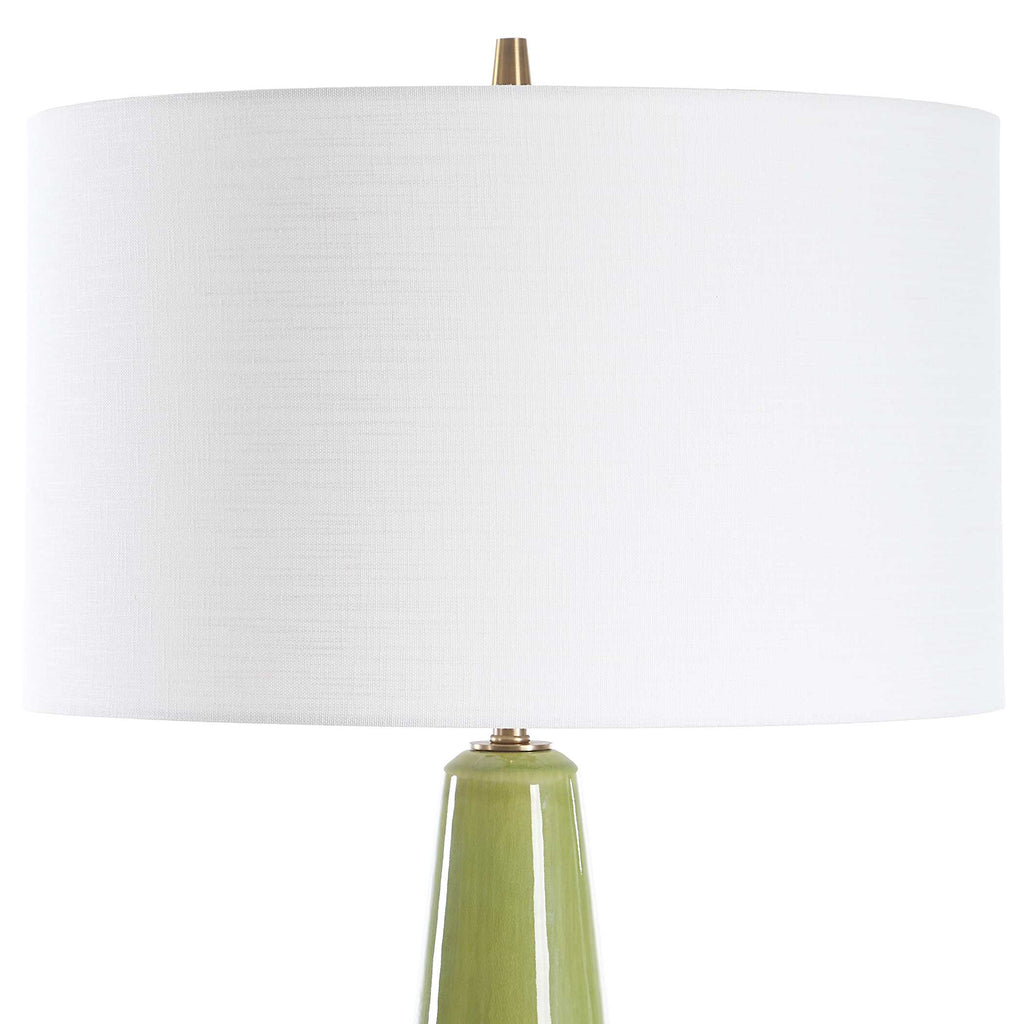 Mendell Moss Green Table Lamp