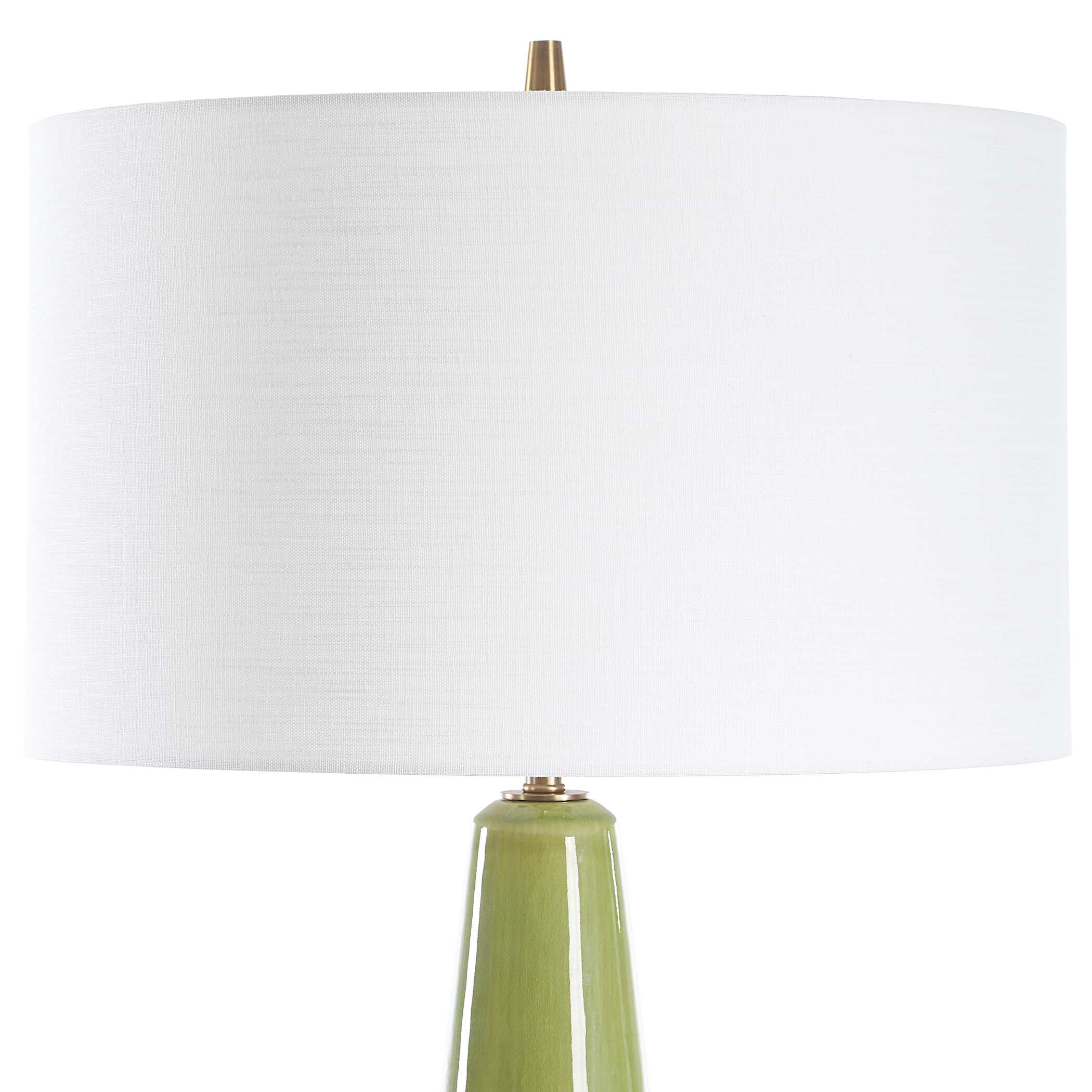 Mendell Moss Green Table Lamp