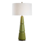 Mendell Moss Green Table Lamp