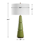 Mendell Moss Green Table Lamp