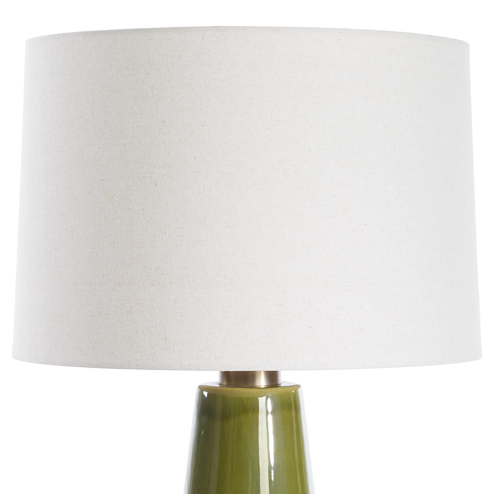 Kelley Moss Green Table Lamp