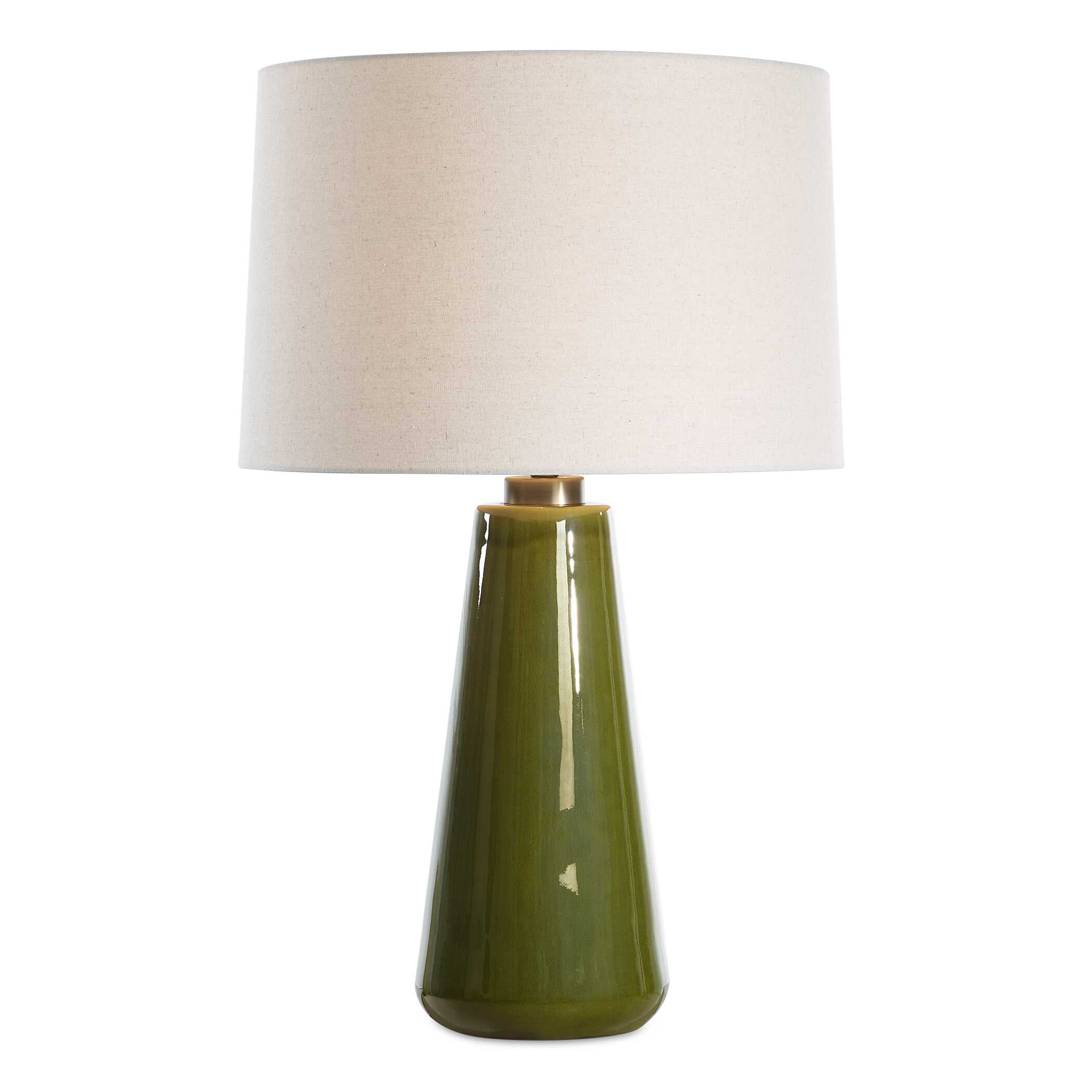 Kelley Moss Green Table Lamp