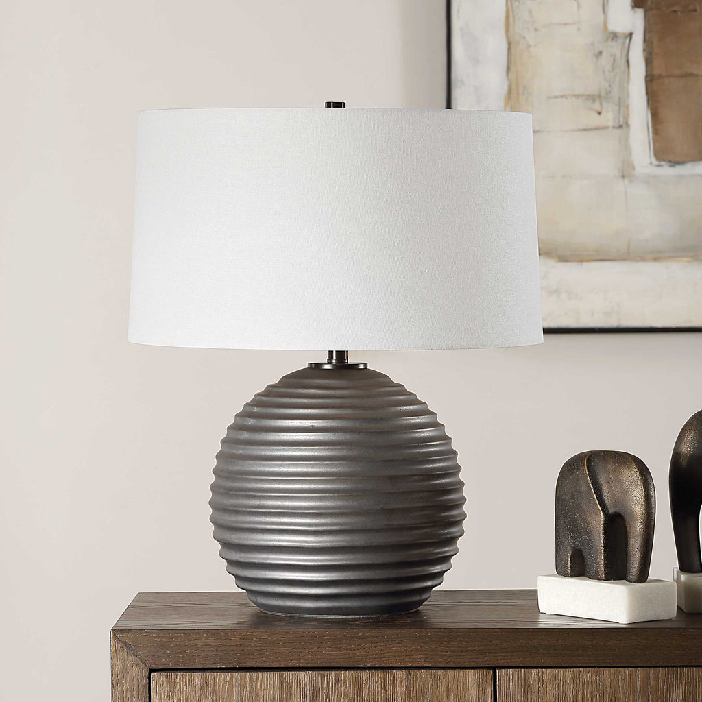 Chelsom Ribbed Table Lamp