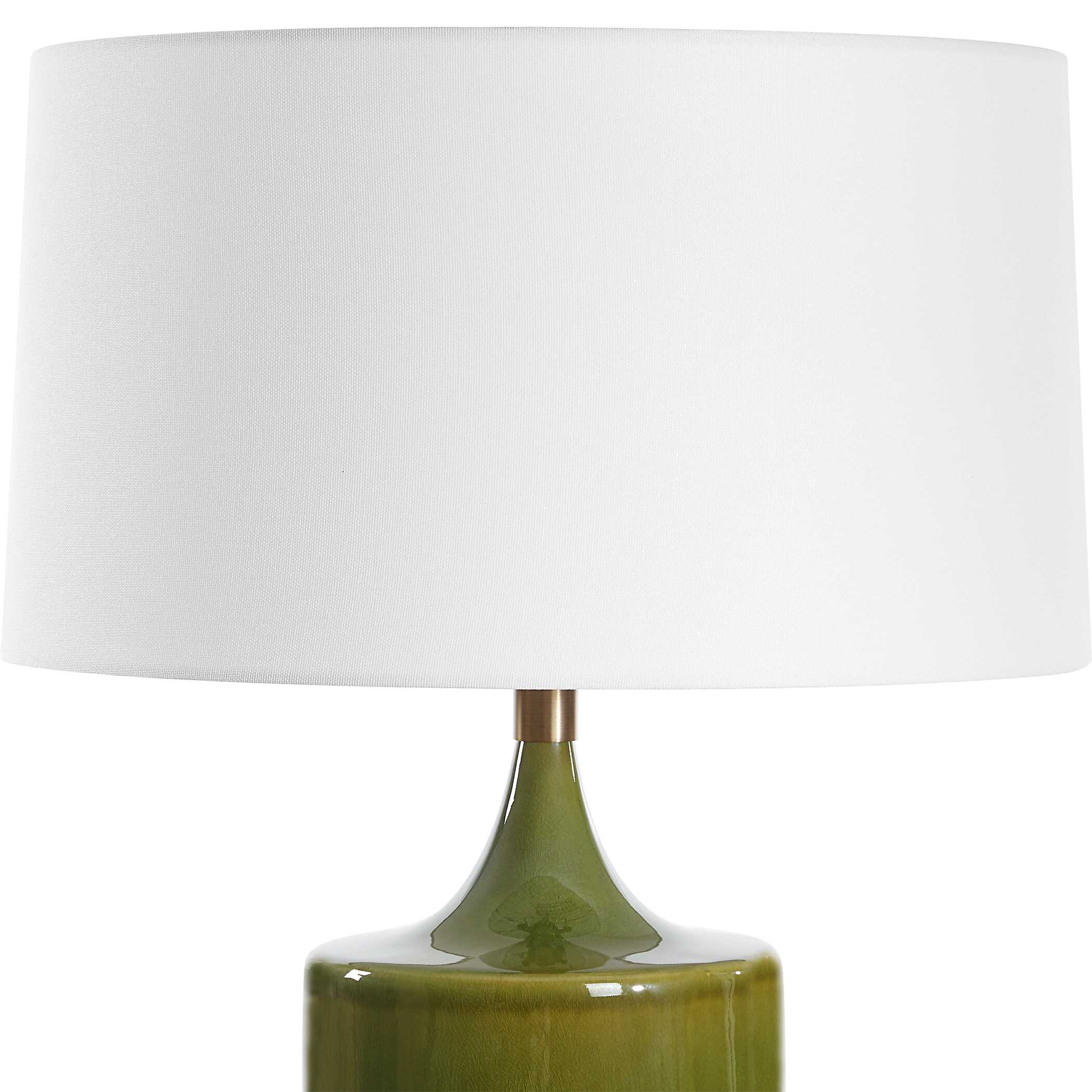 Adela Moss Green Table Lamp