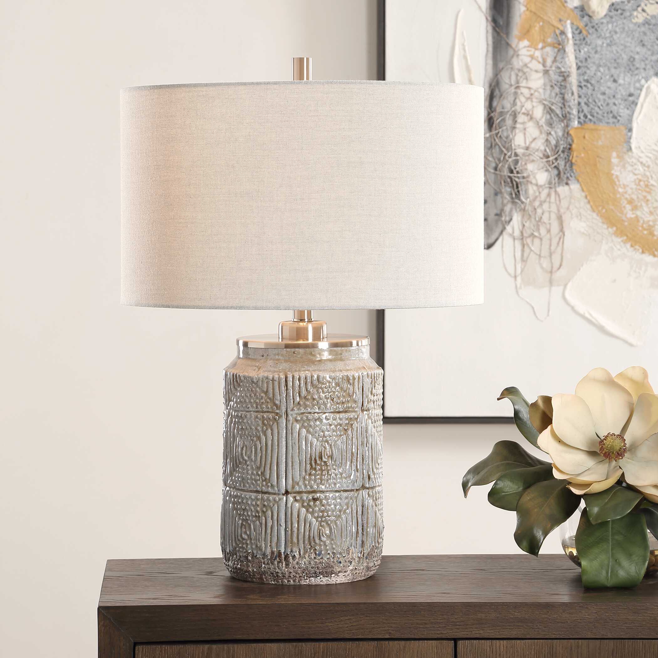 Graydon Gray Table Lamp