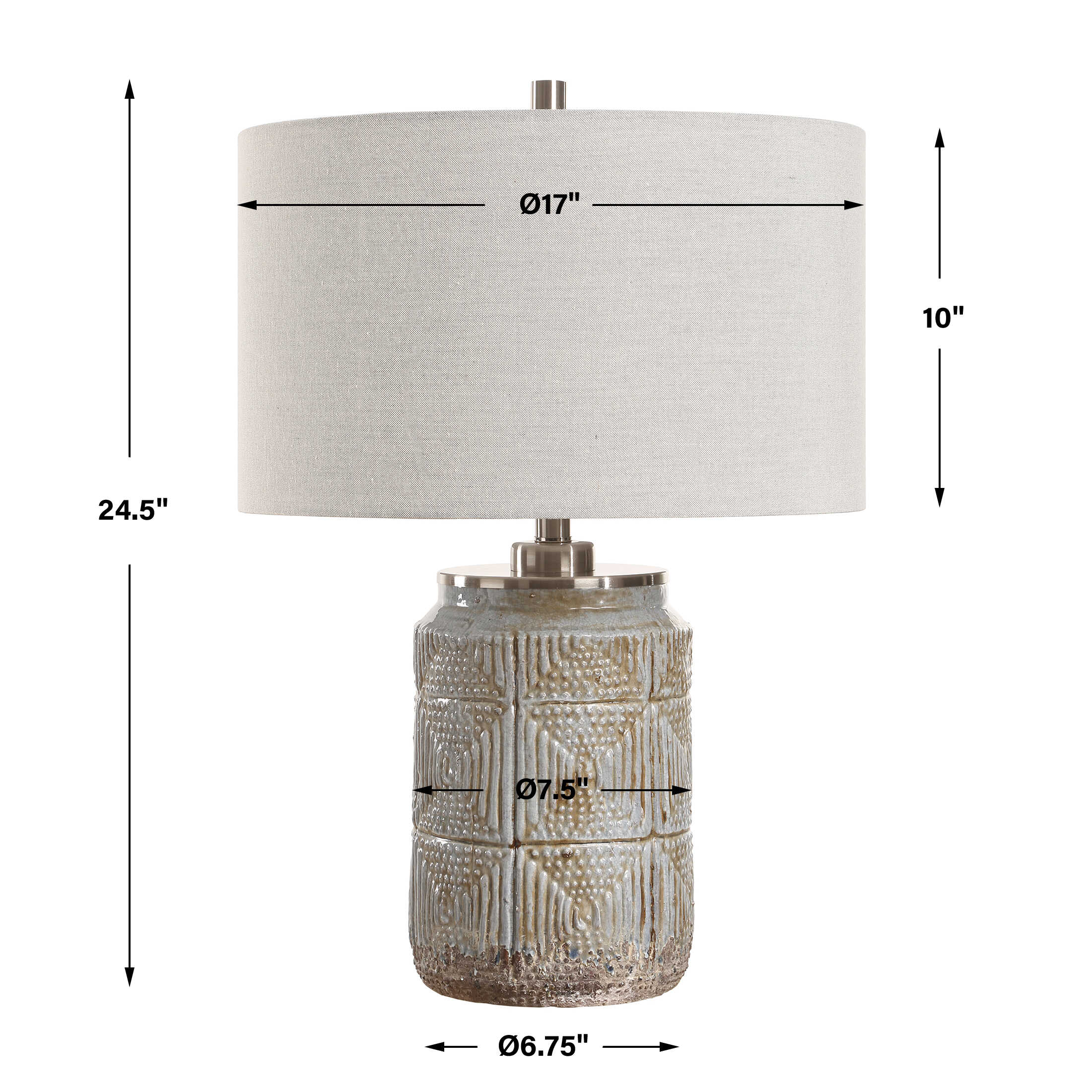 Graydon Gray Table Lamp