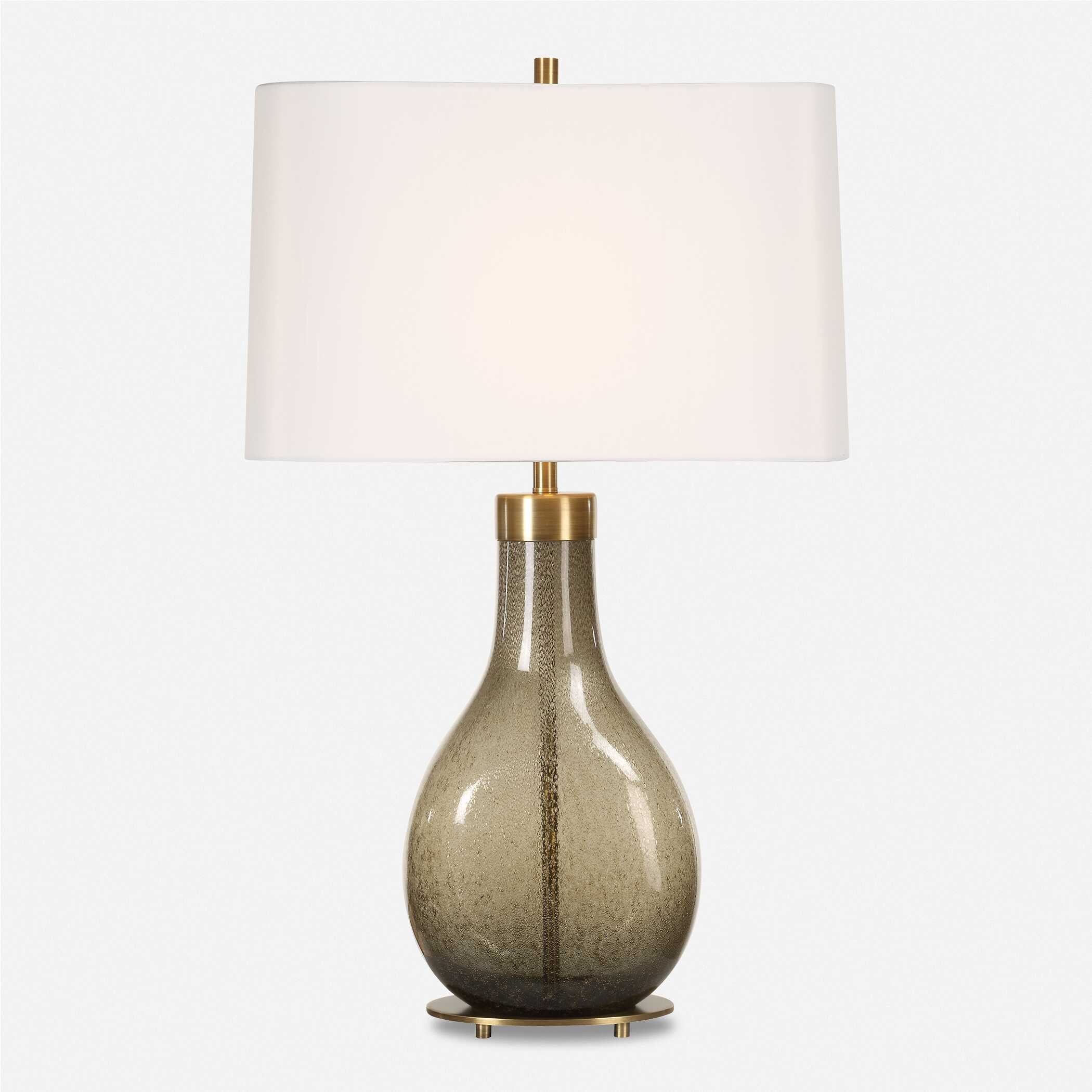 Shyla Dark Glass Table Lamp
