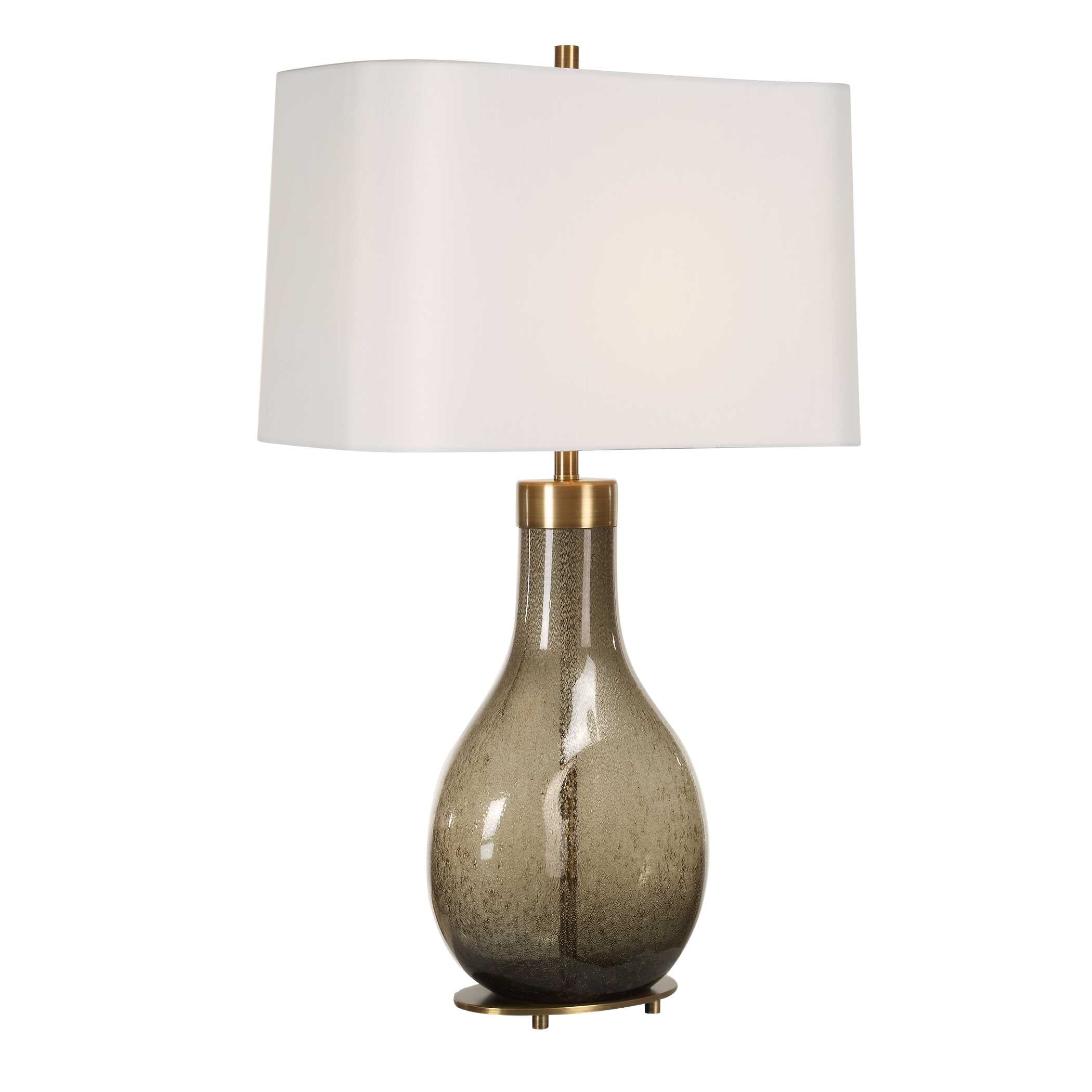 Shyla Dark Glass Table Lamp