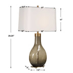 Shyla Dark Glass Table Lamp