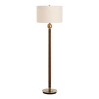 Keros Dark Oak Floor Lamp