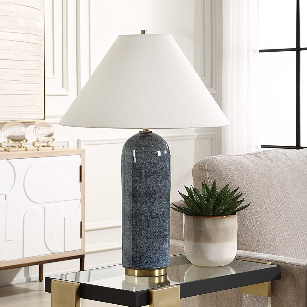 Mayetta Deep Blue Table Lamp