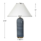 Mayetta Deep Blue Table Lamp