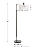 Richie Black Floor Lamp