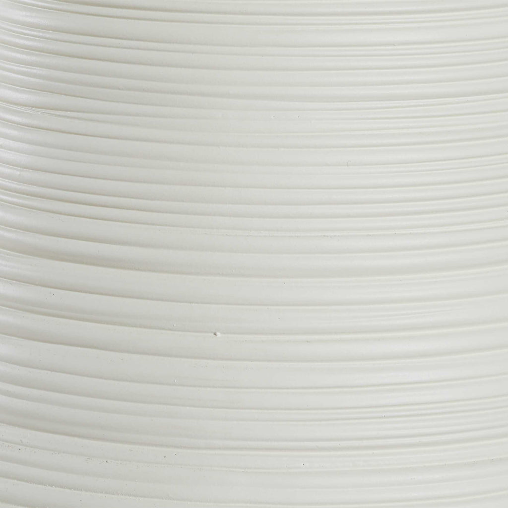 Ridgeline Matte White Table Lamp